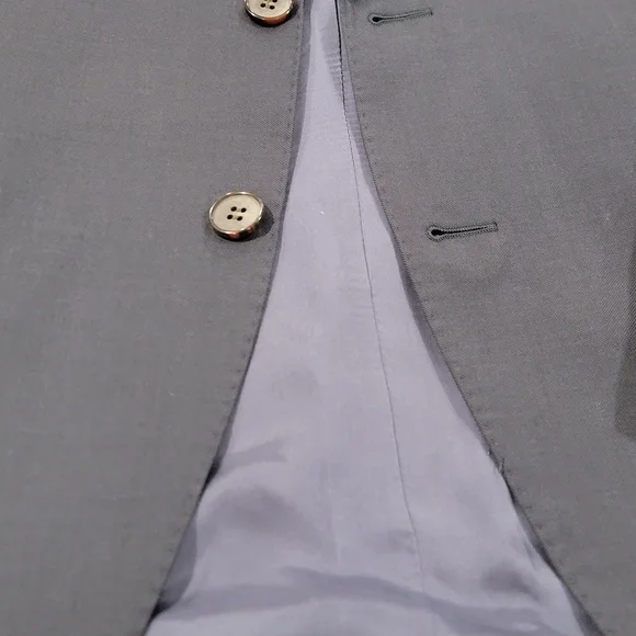 40R Men's SUITSUPPLY Wool Lazio Blazer Slim Fit Vitale Barberis Blue Sport Coat
